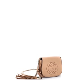 Gucci Soho Chain Crossbody Bag Leather Small