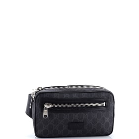 Gucci Soft Zip Belt Bag GG Coated Canvas Small