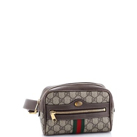 Gucci Ophidia Belt Bag GG Coated Canvas Small