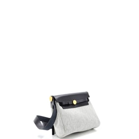 Hermes Herbag Zip Toile and Leather 20