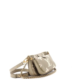Louis Vuitton Multi Pochette Accessoires Bicolor Monogram Empreinte Giant