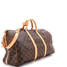 Louis Vuitton Keepall Bandouliere Bag Monogram Canvas 50