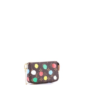 Louis Vuitton Pochette Accessoires Yayoi Kusama Painted Dots Monogram Canvas Mini