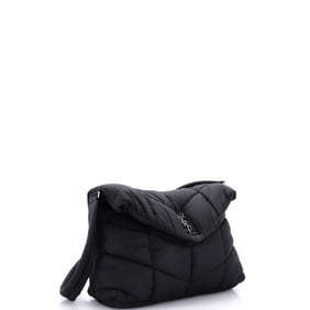 Saint Laurent Loulou Puffer Messenger Bag Quilted Econyl