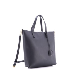 Saint Laurent Shopper Tote Leather Toy