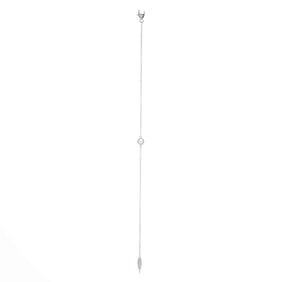 Tiffany & Co. Elsa Peretti Diamonds By The Yard Bracelet Platinum with Diamond .08CT