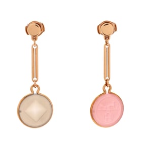 Hermes Ex-Libris Drop Earrings