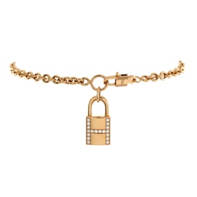 Hermes Amulettes Cadenas Pendant Bracelet