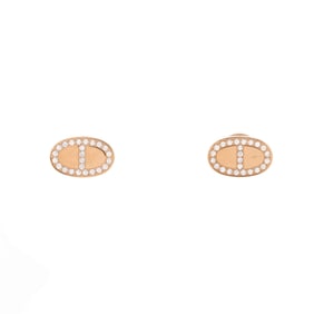 Hermes Chaine d'Ancre Contour Stud Earrings