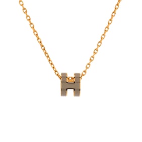 Hermes Pop H Pendant Chain Necklace