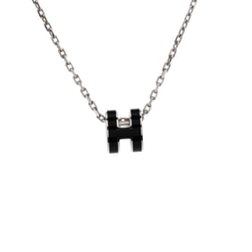 Hermes Pop H Pendant Chain Necklace
