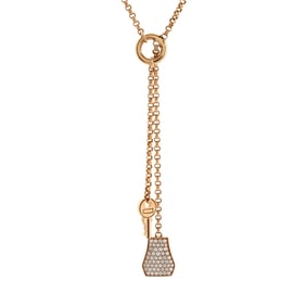 Hermes Kelly Clochette Pendant Necklace