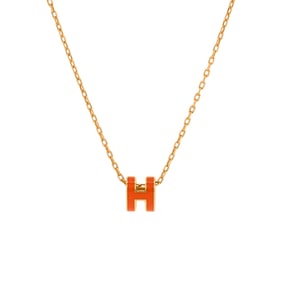 Hermes Pop H Pendant Chain Necklace
