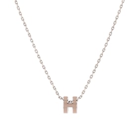 Hermes Pop H Pendant Chain Necklace