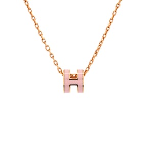 Hermes Pop H Pendant Chain Necklace