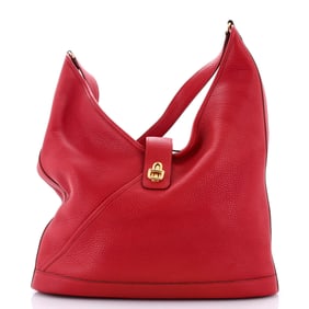 Hermes Vintage Lock Hobo