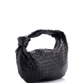 Bottega Veneta BV Jodie Hobo Intrecciato Nappa Medium (Black)