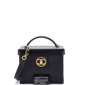 Chanel Vintage Vanity Case Caviar Small (Black)