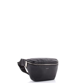 Fendi Selleria Zip Belt Bag Leather Small (Black)