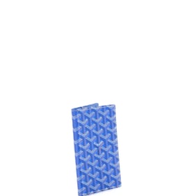 Goyard Grenelle Passport Holder Coated Canvas (Blue)