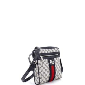Gucci Ophidia Messenger Bag GG Coated Canvas Small (Blue)