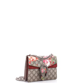 Gucci Dionysus Bag Blooms Print GG Coated Canvas Mini (Brown)