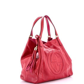 Gucci Soho Shoulder Bag Patent Medium (Pink)