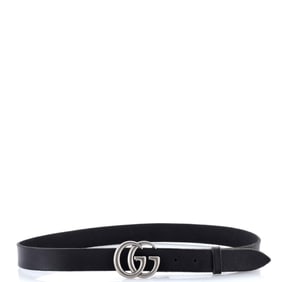 Gucci GG Marmont Belt Leather Medium (Black)
