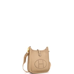 Hermes Evelyne Bag Gen III Clemence TPM (Neutral)