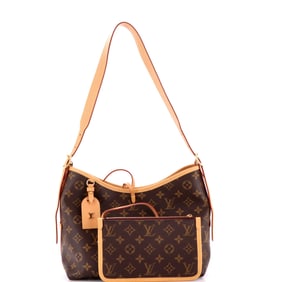 Louis Vuitton CarryAll Hobo Monogram Canvas PM (Brown)
