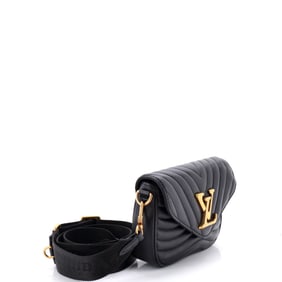 Louis Vuitton New Wave Multi Pochette Quilted Leather (Black)