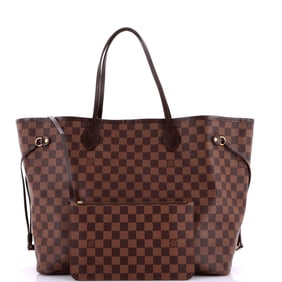 Louis Vuitton Neverfull NM Tote Damier GM (Brown)
