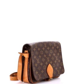 Louis Vuitton Cartouchiere Handbag Monogram Canvas GM (Brown)