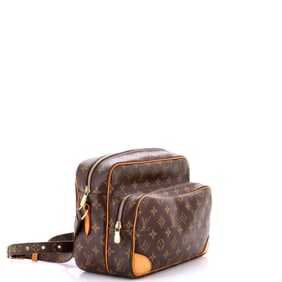 Louis Vuitton Nil Messenger Bag Monogram Canvas 28 (Brown)