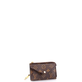 Louis Vuitton Recto Verso Card Holder Monogram Canvas (Black, Brown)