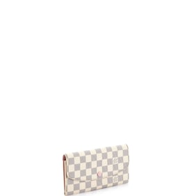 Louis Vuitton Emilie Wallet Damier (Pink, White)