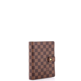 Louis Vuitton Ring Agenda Cover Damier MM (Brown)