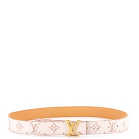 Louis Vuitton LV Initiales Belt Monogram Dune Canvas Medium (Neutral)