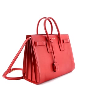 Saint Laurent Sac de Jour Bag Leather Small (Red)