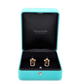 Tiffany & Co. Hardwear Link Earrings 18K Rose Gold Large
