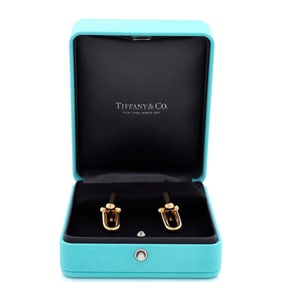 Tiffany & Co. Hardwear Link Earrings 18K Yellow Gold Large