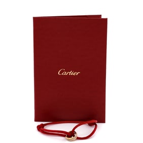 Cartier Trinity On Cord Bracelet Silk Cord with 18K Tricolor Gold Tricolor Gold