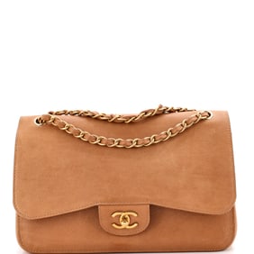 Chanel Classic Pure Double Flap Bag Caviar Jumbo Neutral