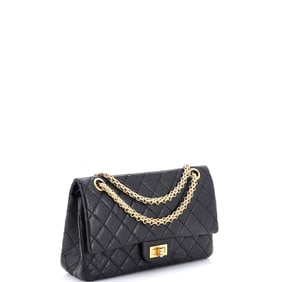 Chanel Reissue 2.55 Flap Bag Quilted Aged Calfskin 225 Black