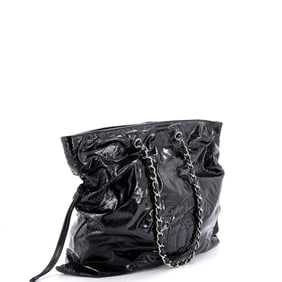Chanel Bon Bon Tote Patent Large Black