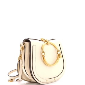 Chloe Nile Crossbody Bag Leather Medium Neutral