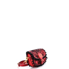 Christian Dior Bobby Flap Bag Cornely Effect Lambskin East West Red
