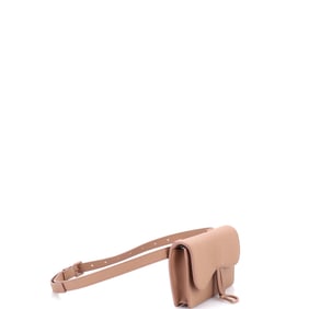 Christian Dior Ultra Matte Saddle Rectangular Belt Bag Leather Neutral