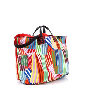 Christian Louboutin Beach Tote Nylon Large Multicolor, Red