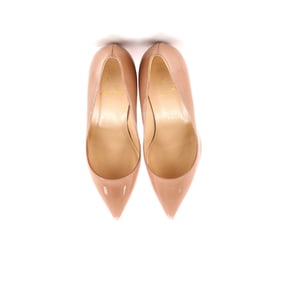 Christian Louboutin Women's Pigalle Pumps Patent 85 Neutral